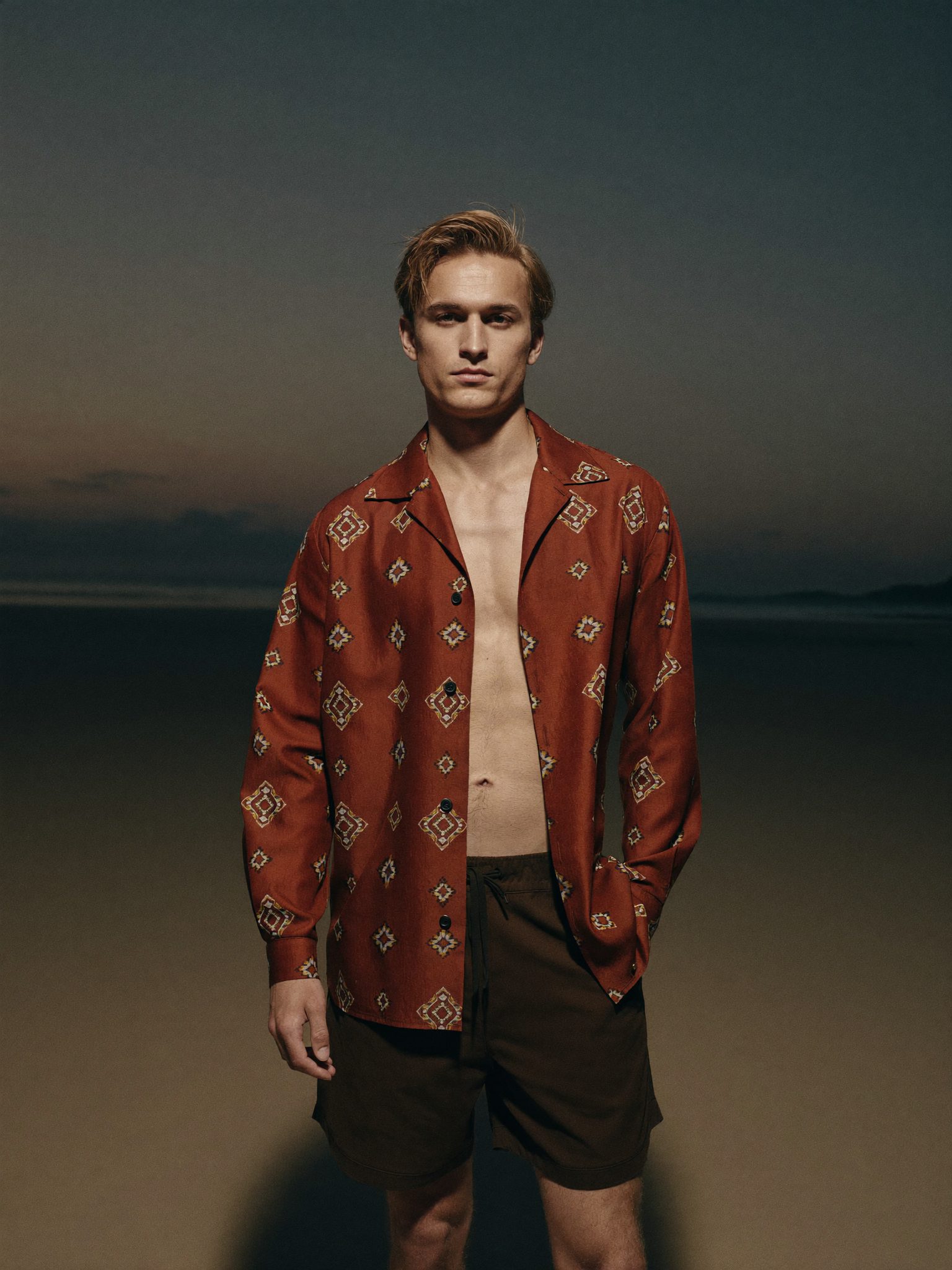 Camisa Losango colorway Terracota